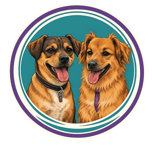 Pawsitive Sassi Logo mit Rocky und Foxy